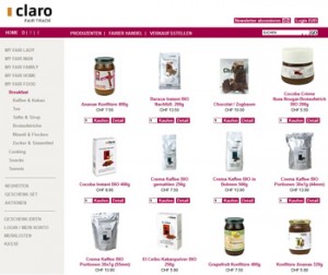 Claro Fair Trade Onlineshop - Kaffee - Schokolade - Schmuck - Snacks