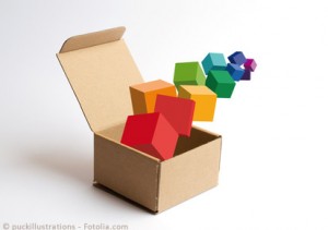 Produktverpackung: Click’n’pack – Falt-, stapel- und individuell zusammensetzbar